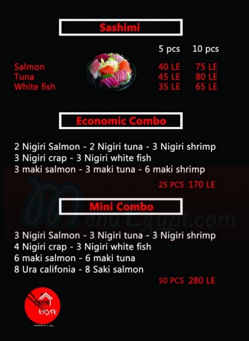 Sushi Kiosh online menu